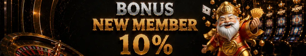 Bonus new member 10%